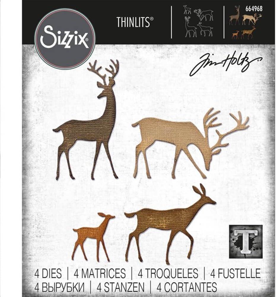 image:imageSIZZIX THINLITS Dies DARLN Darling Deer