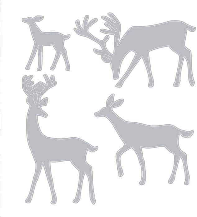 image:imageSIZZIX THINLITS Dies DARLN Darling Deer
