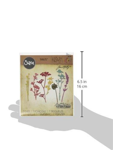 image:imageSizzix 661190 Wildflowers Thinlits Die Set by Tim Holtz 7PackClassic