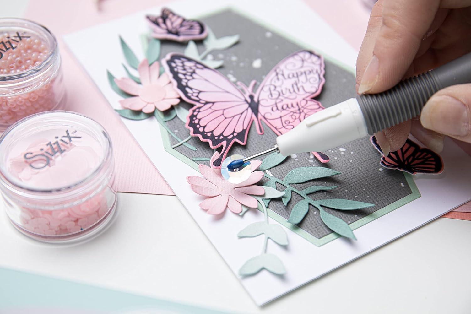 image:imageSizzix Sticky Pick Up amp Push Craft Tool Set Modelling Tool Perfect for Intricate Papercraft Cardmaking Model Parts Diamond Art Sequins amp More