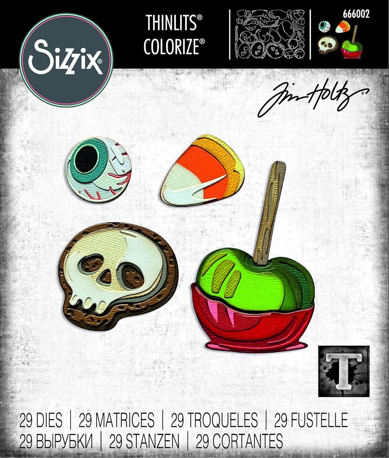 image:imageSizzx Thinlits Die Set 29PK Trick or Treat Colorize by Tim Holtz 666002 Chapter 3 2022