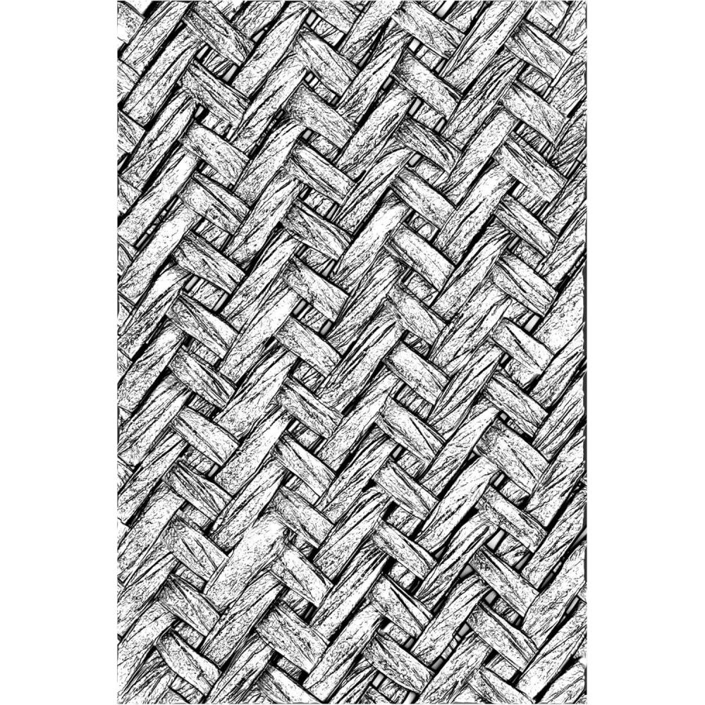 image:imageSizzix 3D Texture Fades Embossing Folder 664759 Intertwine by Tim Holtz One Size