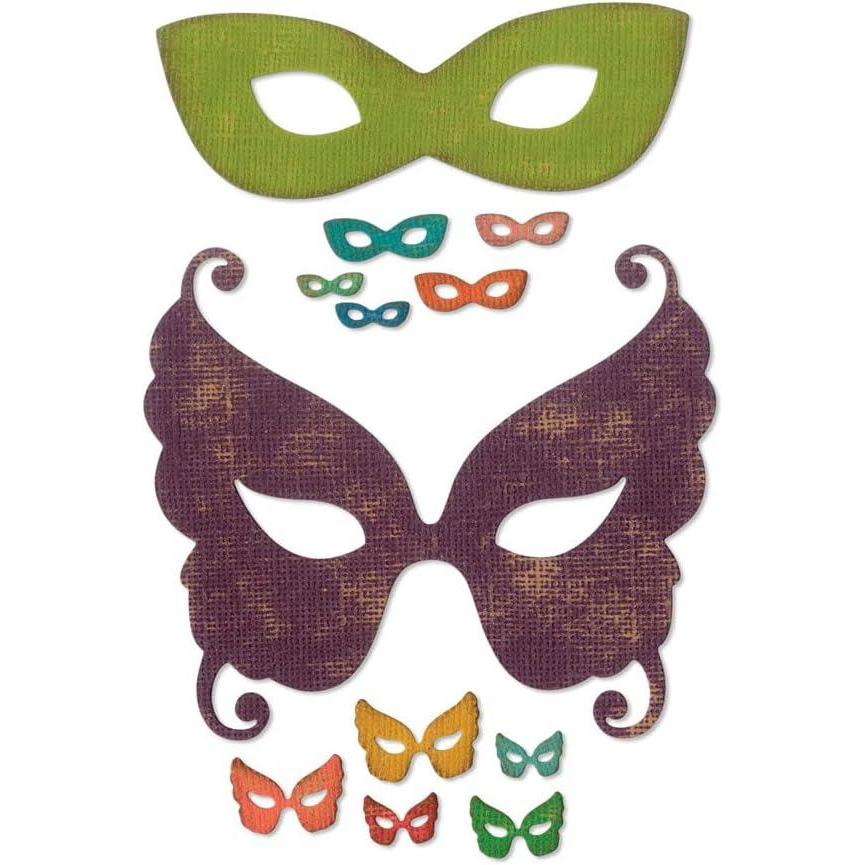 image:imageSizzix Masquerade by Tim Holtz Dies usone size Multicolor