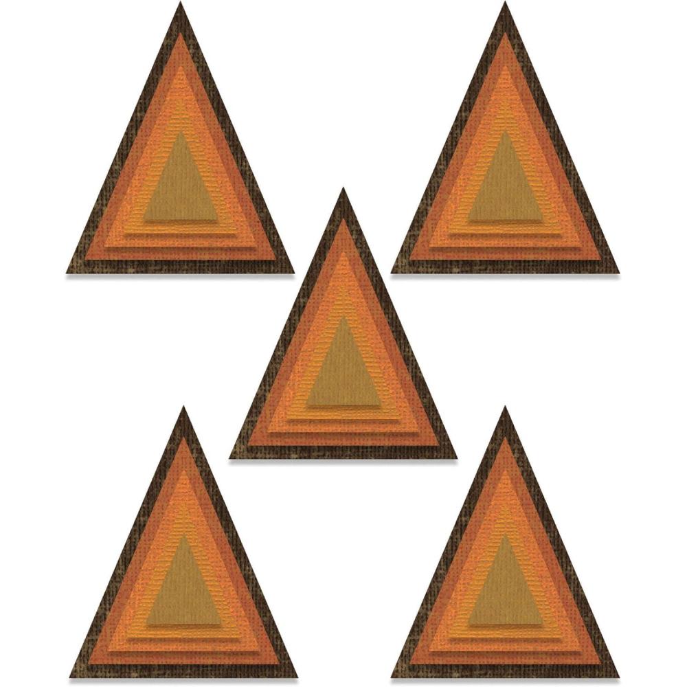 image:imageSizzix Tim Holtz THINLITS DIE STCK Stacked Tiles Triangles