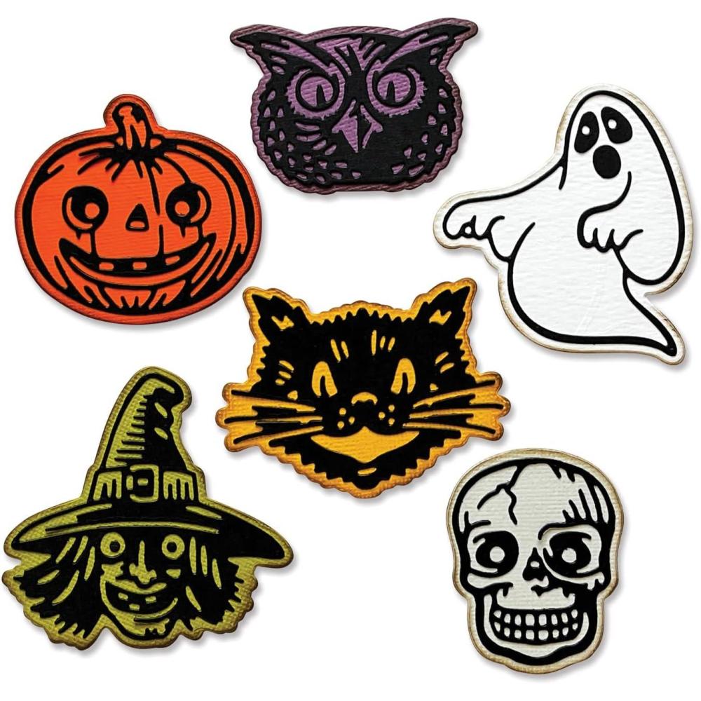image:imageSizzx Thinlits Die Set 12PK Retro Halloween by Tim Holtz 666000 Chapter 3 2022