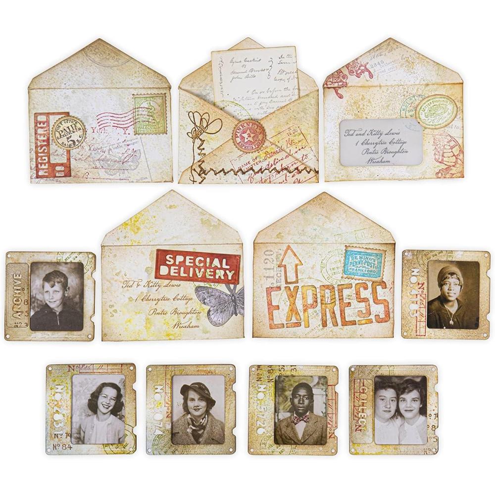 image:imageSizzx Thinlits Die Set 54PK Specimen by Tim Holtz 665930 Chapter 3 2022
