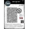 Sizzix 3D Texture Fades Embossing Folder 664759 Intertwine by Tim Holtz One Size