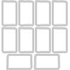 Sizzix A5 Clear Stamps w/Framelits Die Tab Stamp Alpha by 49 and Market