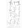 Sizzix Clear Stamps Set – Daily Sentiments #2 by Lisa Jones