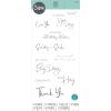 Sizzix Clear Stamps Set – Daily Sentiments #2 by Lisa Jones