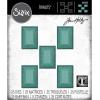 Sizzix Framelits Die Set 25PK-Stacked Tiles Rectangles by Tim Holtz, 665433, One Size, Multicolor