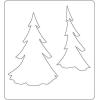 Sizzix, Multi Color, Bigz Die , Garden Greens by Tim Holtz, One Size(Layered Pine Tree)