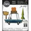 Sizzix Thinlits Die 665220 Wacky Transport #1 by Tim Holtz 4 Pack(Multi-colour)