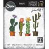 Sizzix Thinlits Die Set 9PK Funky Cactus by Tim Holtz, 665365