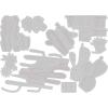 Sizzix Thinlits Die Set 9PK Funky Cactus by Tim Holtz, 665365