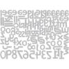 Sizzix Thinlits Dies Alphanumeric, Cutout Lower, 3/4-Inch Tall, 102-Pack, One Size, Multicolor