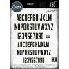 Sizzx Thinlits Die Set 73PK Alphanumeric Theory by Tim Holtz | 665924 | Chapter 3 2022