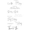 Sizzix Clear Stamps Set – Daily Sentiments #2 by Lisa Jones