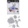 Sizzix Thinlits Die 665210 Brushstroke Flowers #2 by Tim Holtz 8 Pack