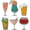 Sizzix Thinlits Die Set 24 Pack, Happy Hour by Tim Holtz Cutting dies, Multicolor