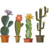 Sizzix Thinlits Die Set 9PK Funky Cactus by Tim Holtz, 665365