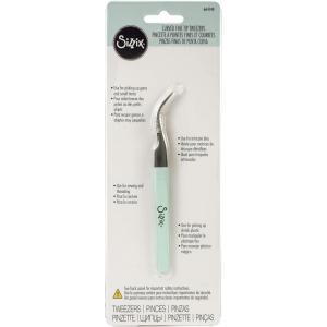 Sizzix Curved Fine Tip Tweezers for Intricate Projects, Scrapbooking, Cardmaking, One Size, Multi Color, Multicolour