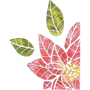 Sizzix Poinsettia Pieces by Tim Holtz Dies, Multicolor