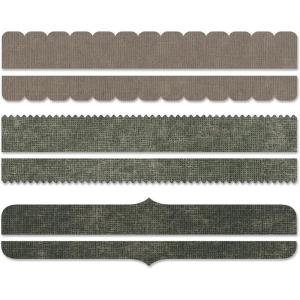 Sizzix Thinlits Die Set 6PK-Decorative Trims by Tim Holtz, 665435, Multicolor