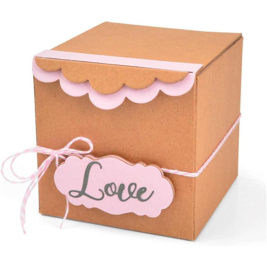 image:imageSizzix ScoreBoards XL Die Box Gift wScallop Edges by Eileen Hull Multicolor