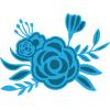 Sizzix Switchlits Embossing Folder Floral Label by Kath Breen, 665736