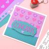 Sizzix Thinlits Die Hand Drawn Alphabet by Jenna Rushforth, 665182, Multicolor