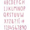 Sizzix Thinlits Die Hand Drawn Alphabet by Jenna Rushforth, 665182, Multicolor