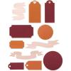 Sizzix Thinlits Die Set – Vintage Tags & Banners(Silver)