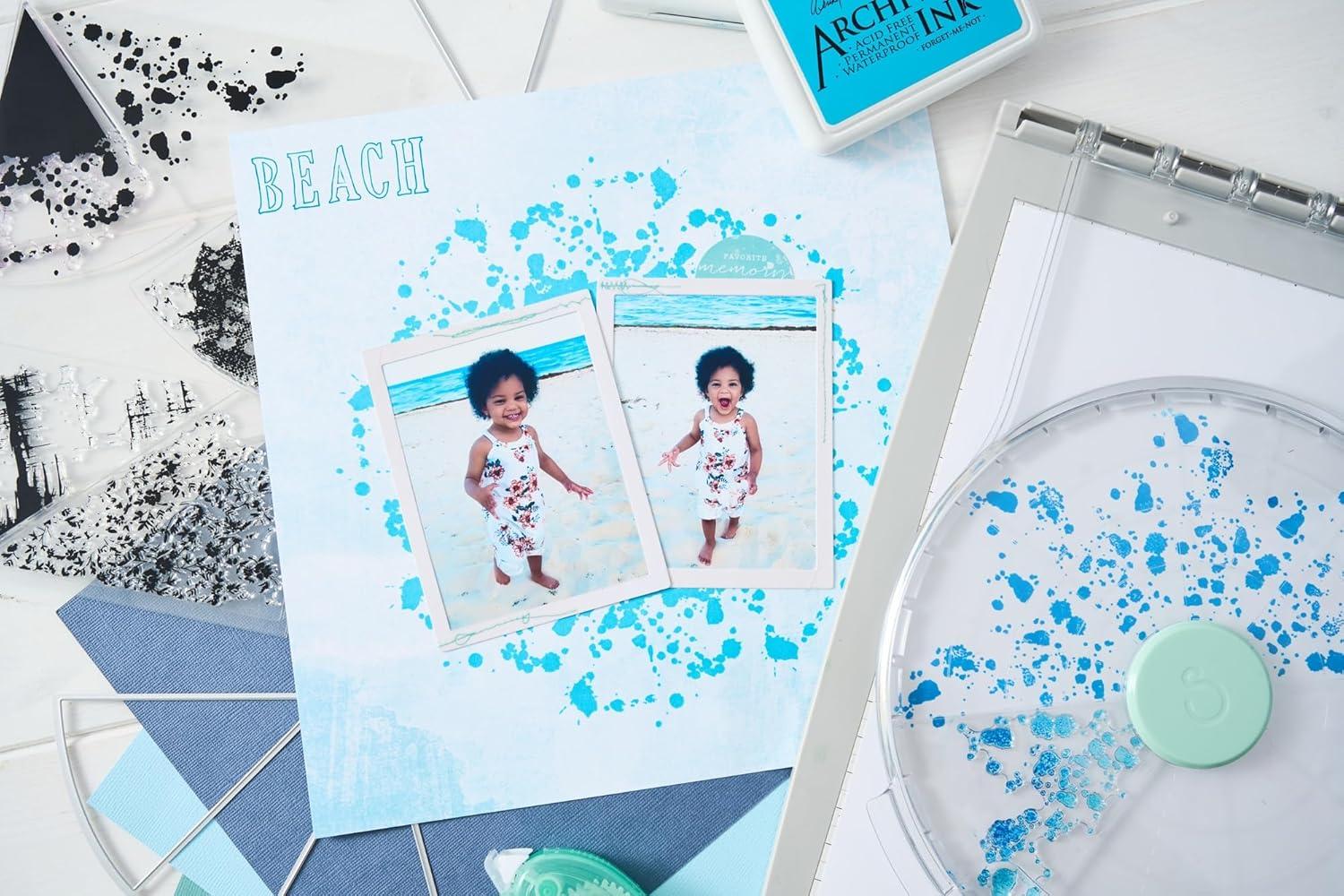 image:imageSizzix A5 Clear Stamps 5PK w6PK Framelits BuildaBurst Painterly by 49 and Market
