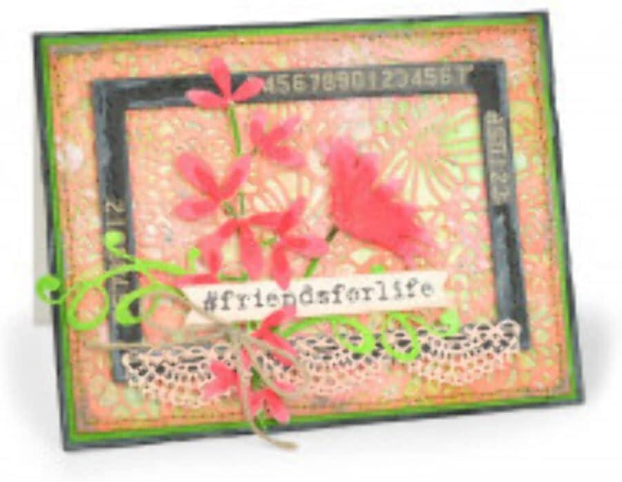 image:imageSizzix Multi Color Thinlits Die Set Crochet by Tim Holtz 4 Pack One SizeModern