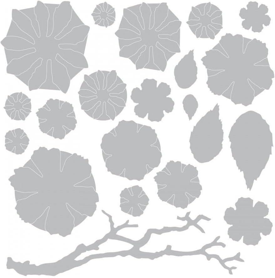 image:imageSizzix Multi Color Thinlits Die Set 661806 Tattered Florals by Tim Holtz 21 Pack One Size SIZ661806