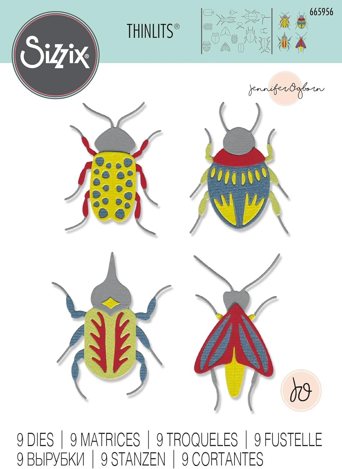 image:imageSizzx Thinlits Die Set 9PK Patterned Bugs by Jennifer Ogborn 665956 Chapter 3 2022