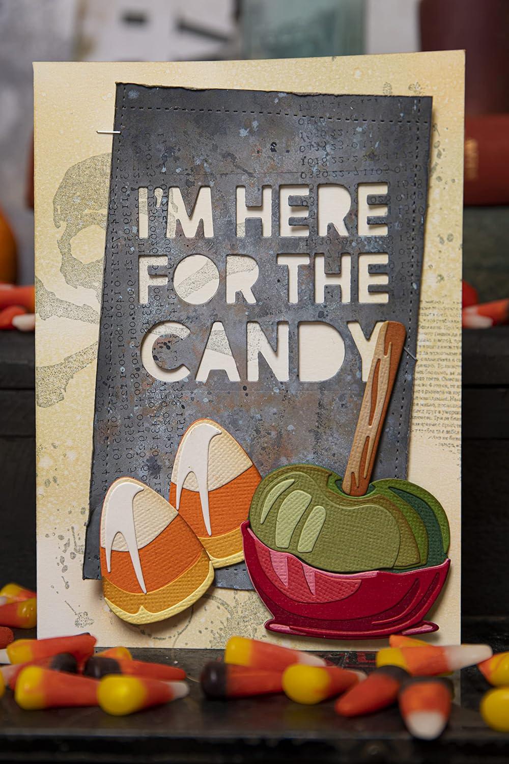 image:imageThinlits Die Set 9PK Bold Text Halloween by Tim Holtz