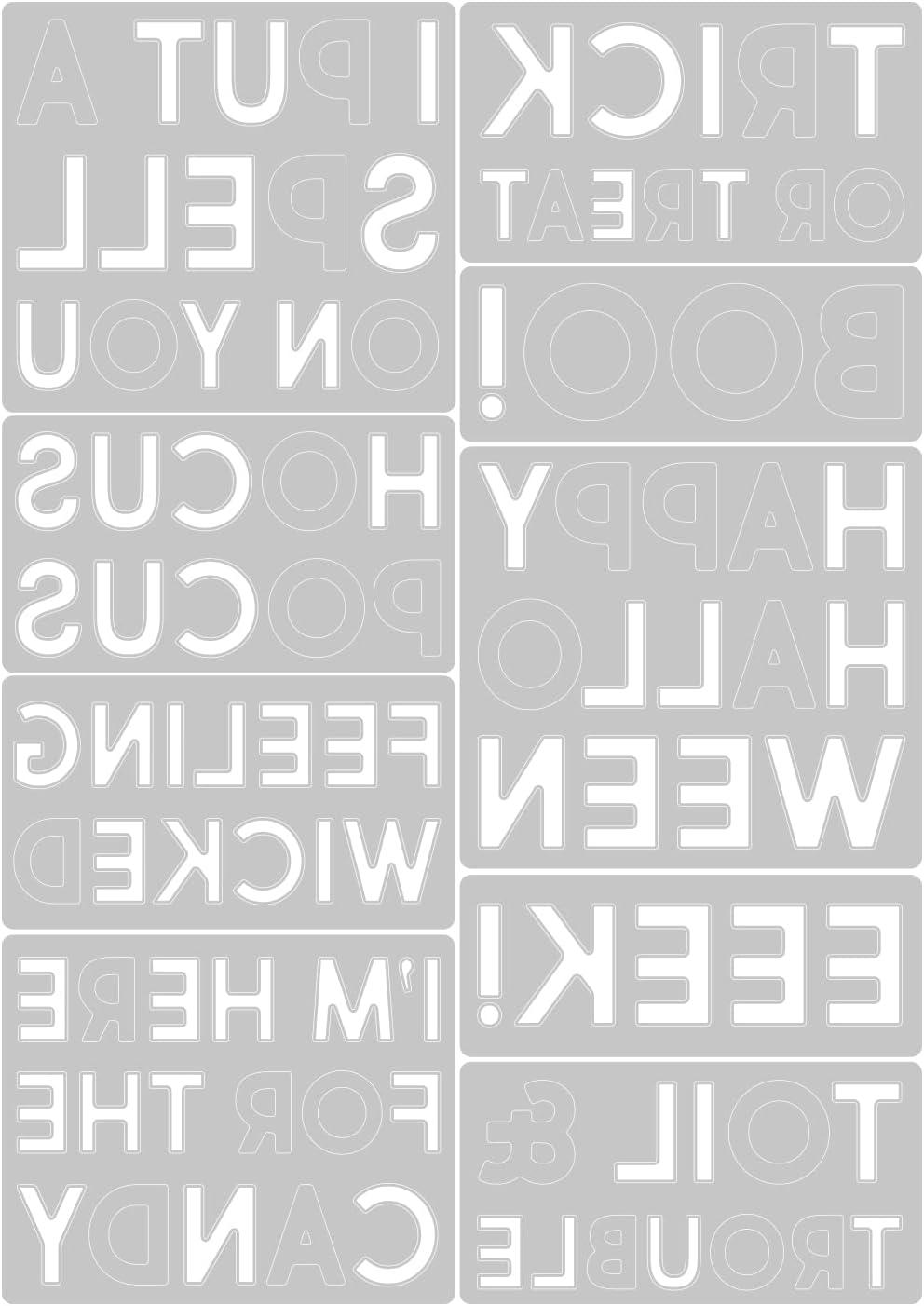 image:imageThinlits Die Set 9PK Bold Text Halloween by Tim Holtz