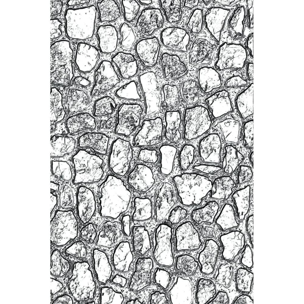 image:imageSizzix 3D Texture Fades Embossing Folder Mini Cobblestone by Tim Holtz 665461