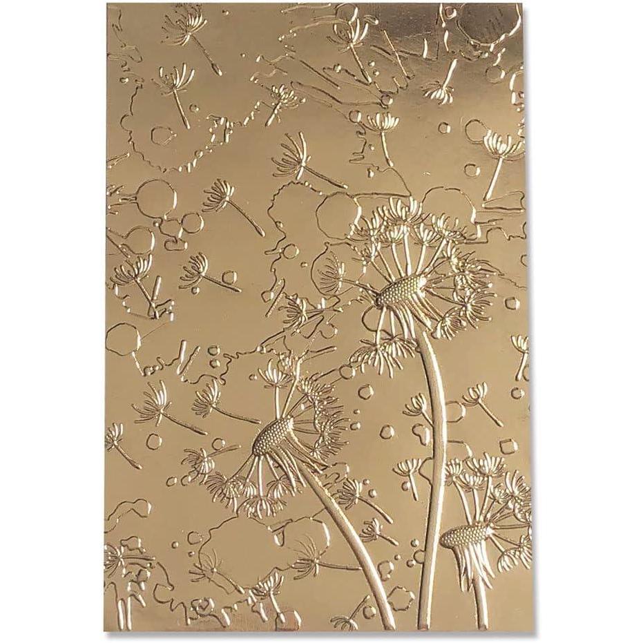 image:imageSizzix 3D Textured Impressions Embossing Folder Dandelion Wish by Kath Breen 665001