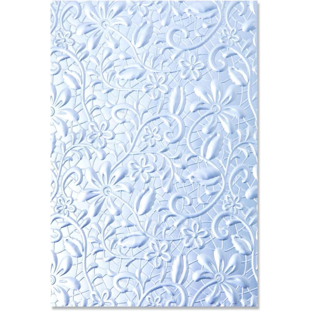 image:imageSizzix 3D Textured Impressions Embossing Folder Lacey by Kath Breen 665324