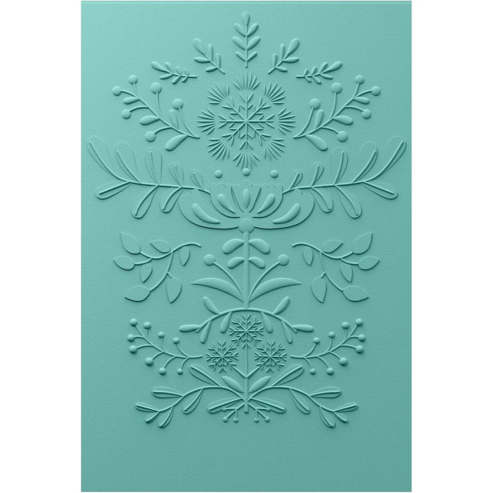 image:imageSizzix 3D Textured Impressions Embossing Folder Yuletide by Catherine Pooler Grey