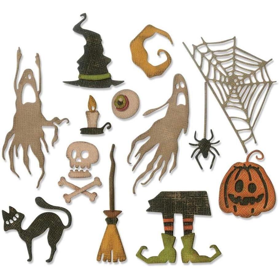 image:imageSizzix Frightful Things Thinlits Die Set Tim Holtz 17 PackFrightful Things