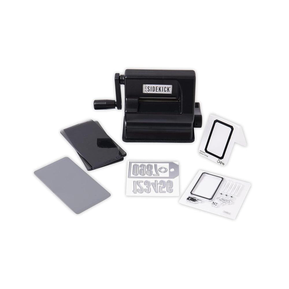 image:imageSizzix Portable Manual Die Cutting amp Embossing Machine for Arts amp Crafts Scrapbooking amp Cardmaking 25 Opening One Size Tim Holtz Sidekick Starter KitTim Holtz Sidekick Starter Kit