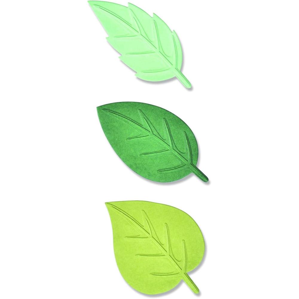 image:imageSizzix Switchlits Embossing Folder Spring Leaves by Kath Breen 665737 Multicolor