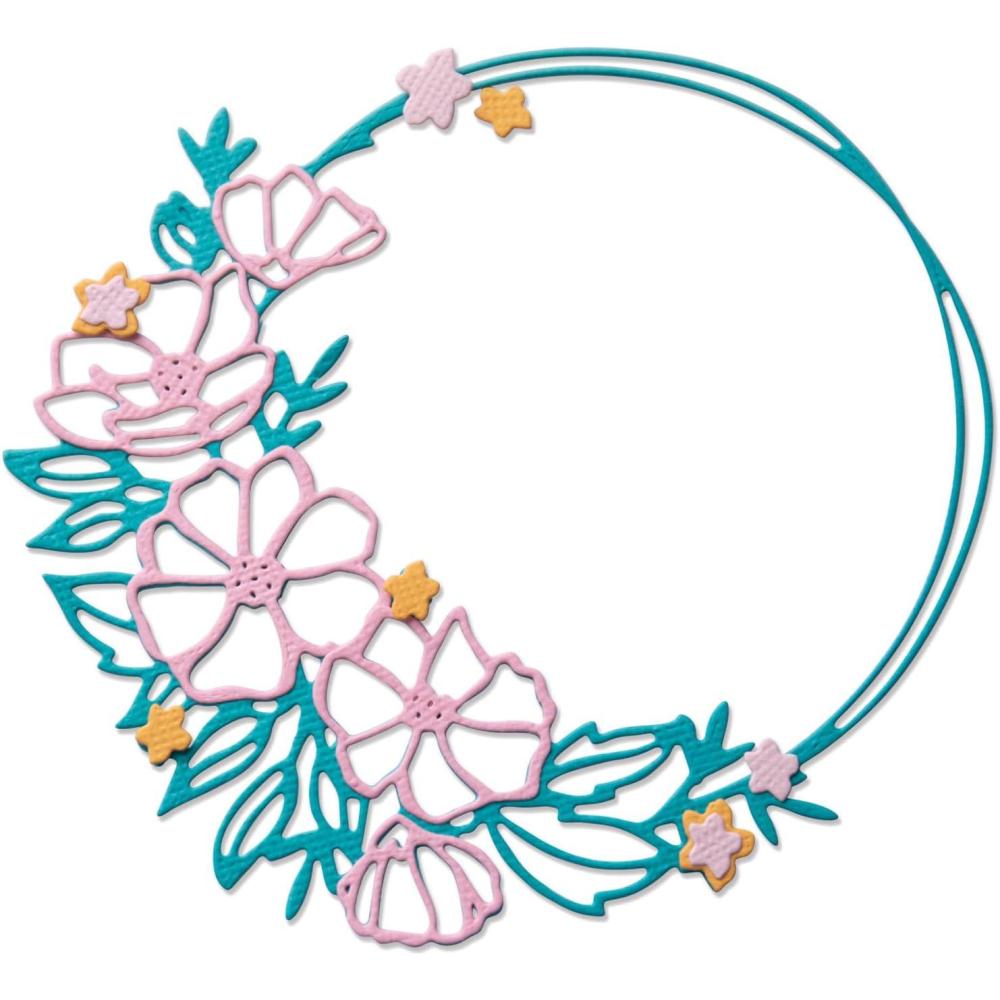image:imageSizzix Thinlits Die Set  Floral Round