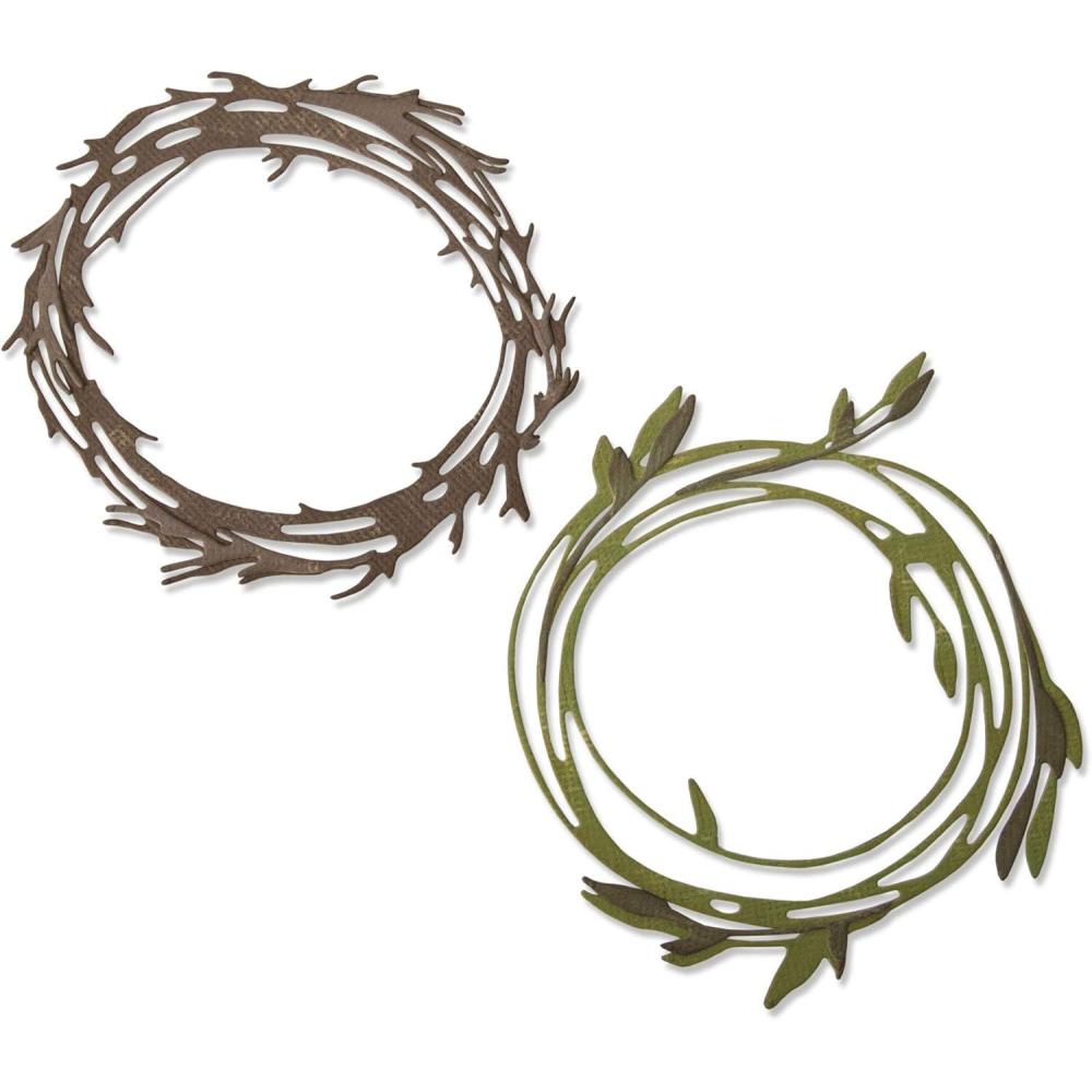 image:imageSizzix Thinlits Die Set 10 Pack Funky Wreaths by Tim Holtz Cutting dies Multicolor