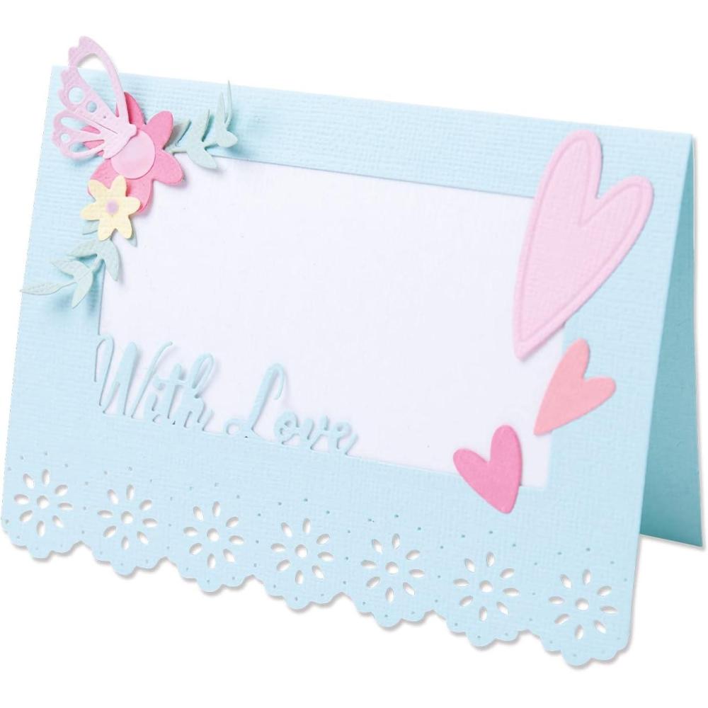 image:imageSizzix Thinlits Die Set 11PK Lace Card Base by Olivia Rose 665474 Multicolour