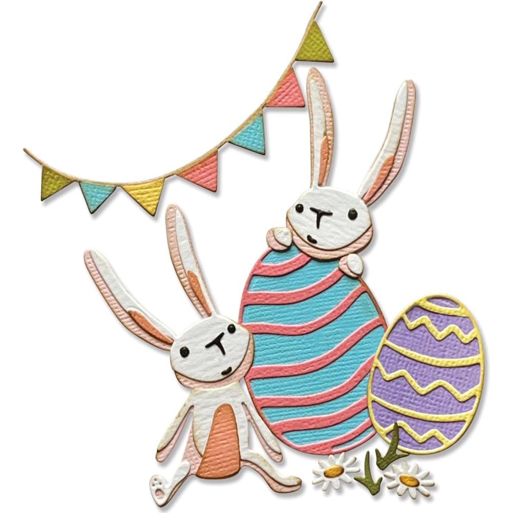 image:imageSizzix Thinlits Die Set 15PK Bunny Games by Tim Holtz 665850